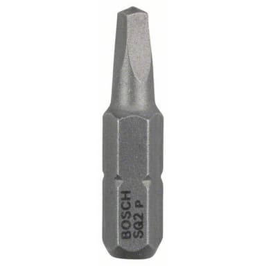 Fyrkant-Bit 2 Bosch Accessories extra hårt C 6.3 3 st