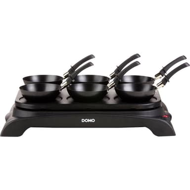 DOMO DO8710W Wok 6 pannor Svart
