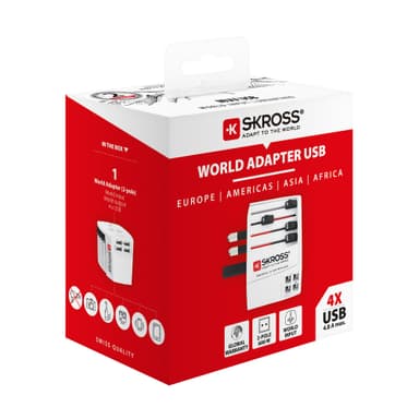 SKross MUV World USB 4xA reseadapter 3310007