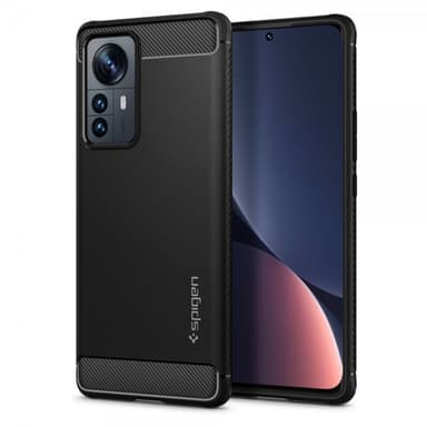 Spigen Xiaomi 12 Pro Skal Rugged Armor Matte Black