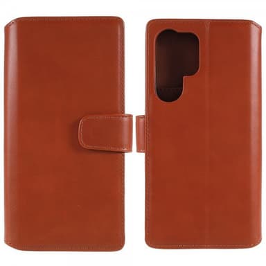 Nordic Covers Samsung Galaxy S22 Ultra Fodral Essential Leather Maple Brown