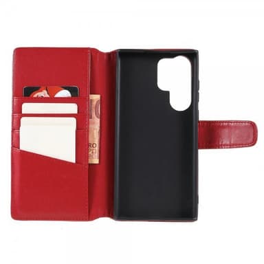Nordic Covers Samsung Galaxy S22 Ultra Fodral Essential Leather Poppy Red