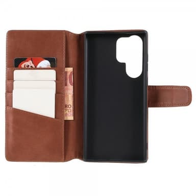 Nordic Covers Samsung Galaxy S22 Ultra Fodral Essential Leather Maple Brown
