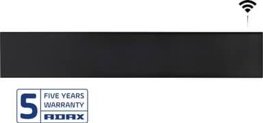 Adax Neo listelement med WiFi L 10 (svart)