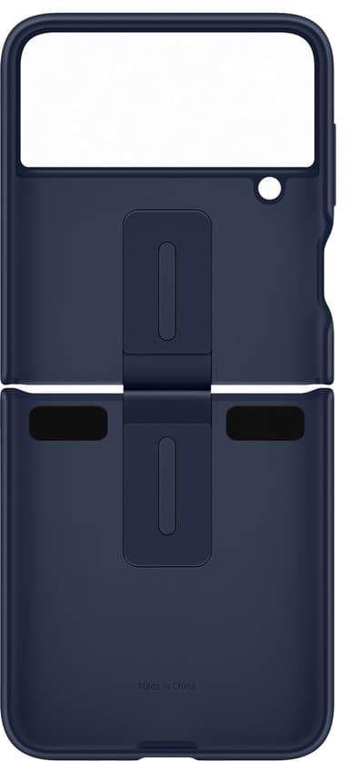 Samsung Galaxy Z Flip 4 fodral med ring (marinblått)