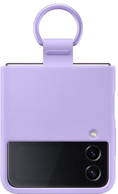 Samsung Galaxy Z Flip 4 fodral med ring (bora-lila)