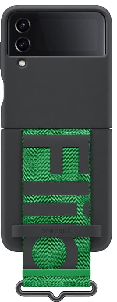 Samsung Galaxy Z Flip 4 fodral med rem (svart)