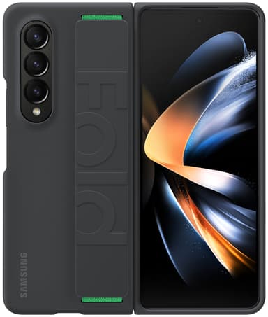 Samsung Galaxy Z Fold 4 fodral med telefongrepp (svart)