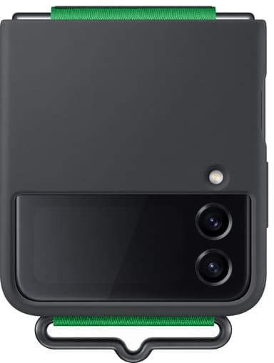 Samsung Galaxy Z Flip 4 fodral med rem (svart)