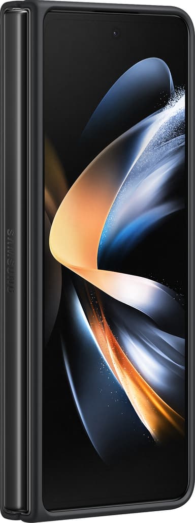 Samsung Galaxy Z Fold 4 läderfodral (svart)