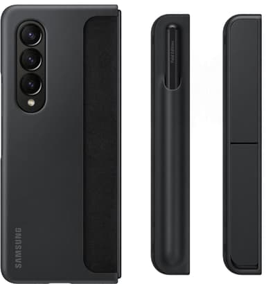 Samsung Galaxy Z Fold 4 stående fodral med penna (svart)
