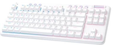 Logitech G715 Linear trådlöst tangentbord för gaming (vit)