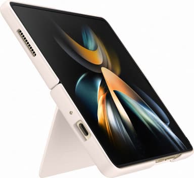 Samsung Galaxy Z Fold 4 Slim stående fodral (sand)