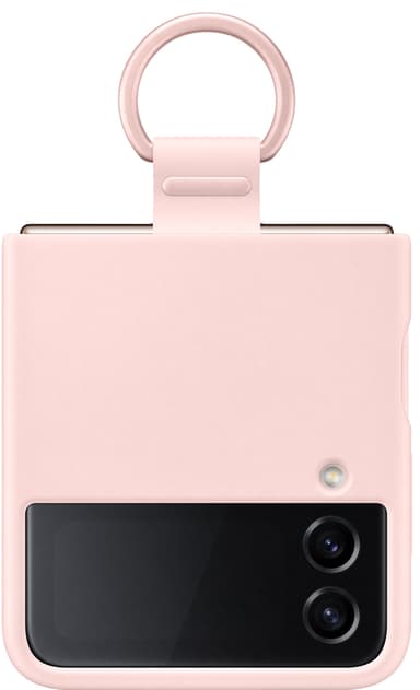 Samsung Galaxy Z Flip 4 fodral med ring (rosa)