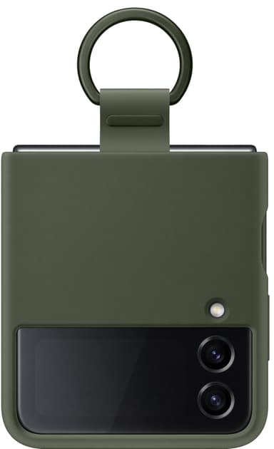Samsung Galaxy Z Flip 4 fodral med ring (khaki)
