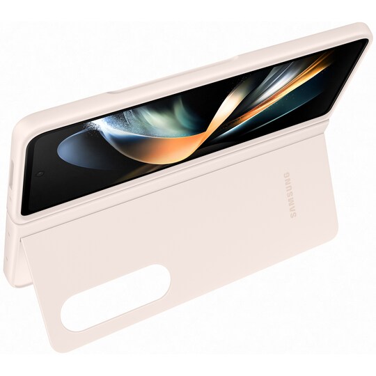 Samsung Galaxy Z Fold 4 Slim stående fodral (sand)