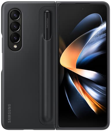 Samsung Galaxy Z Fold 4 stående fodral med penna (svart)