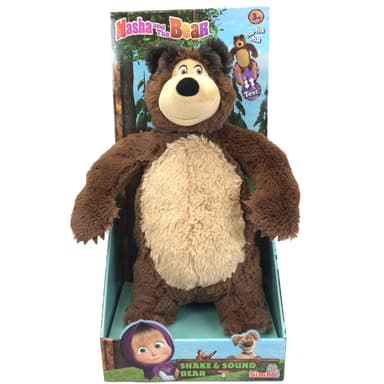Masha Shake & Sound Plush Bear, 43cm