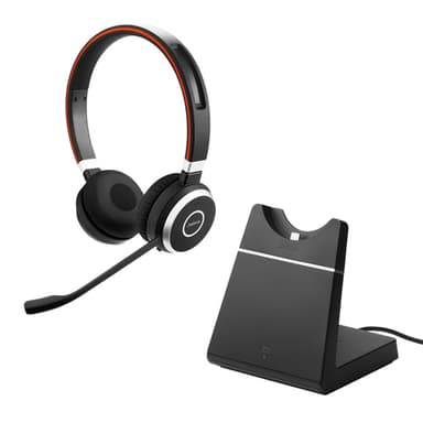 Jabra Evolve 65 UC Stereo, Headset, Huvudband, Home office/Office/Call