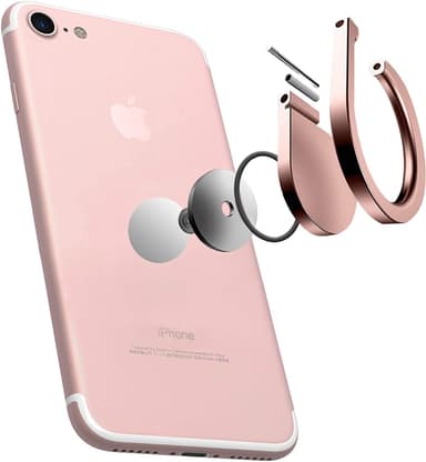 Telefon Ring Hållare Magnetic Rose Gold