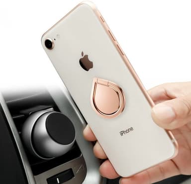 Telefon Ring Hållare Magnetic Rose Gold