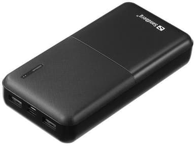 20.000 mAh Saver PowerBank, Black