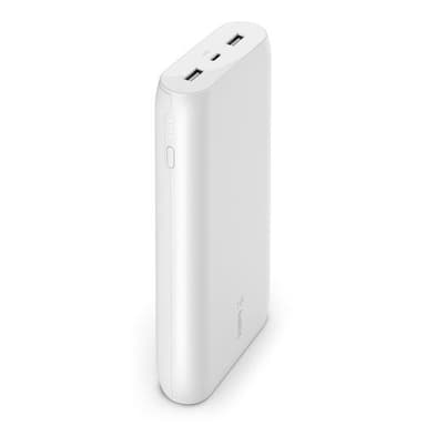 20,000 mAh Power Bank, White