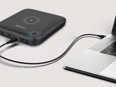 24.000 mAh All-in-1 Laptop PowerBank, Black