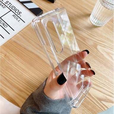 Samsung Galaxy Z Fold 3 5G Transparent hårt Skal Fodral