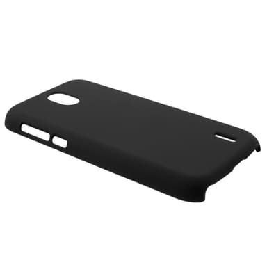 Nokia 1 Rubberized Hård Plast Skal - Svart