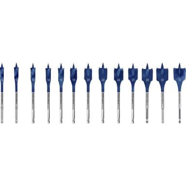 Trä-fräsborr-set 10 mm, 12 mm, 13 mm, 14 mm, 16 mm, 18