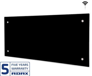 Adax Clea panelelement med WiFi H 06 (svart)