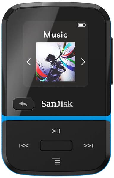 Sandisk MP3-spelare Clip Sport Go 16 GB (svart)