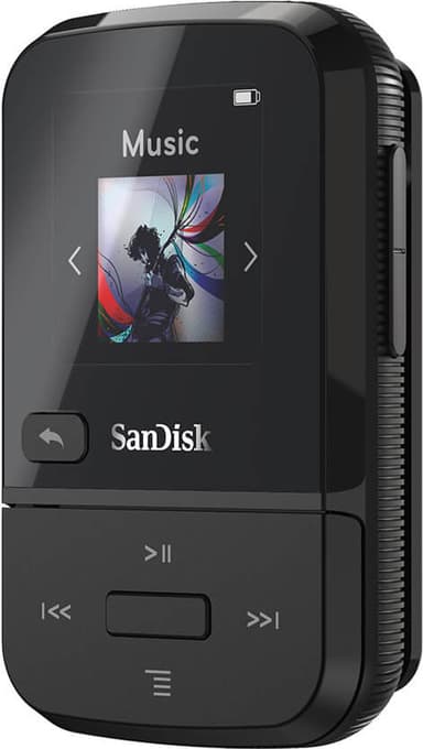 Sandisk MP3-spelare Clip Sport Go 16 GB (svart)