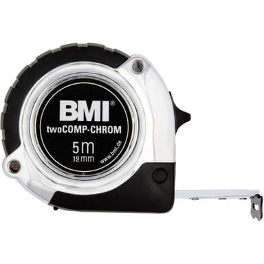 BMI chrom 475841221 Måttband 8 m Stål