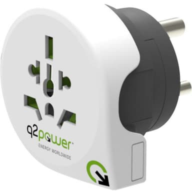 Q2 Power 1.100240 Reseadapter Welt nach Indien