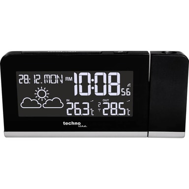 Techno Line Technoline WT 539 DCF Väckarklocka digital - Elgiganten ...