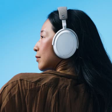 Sennheiser Momentum 4 trådlösa around-ear hörlurar (vit)