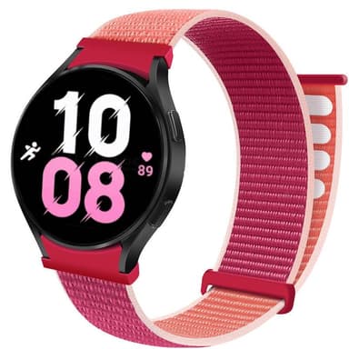 Nylon Armband No-Gap Samsung Galaxy Watch 5 (40mm) - Pomegranate
