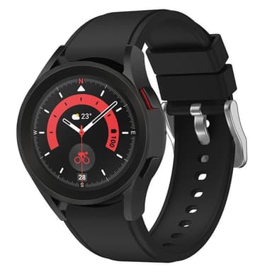 Silikon Armband No-Gap Samsung Galaxy Watch 5 Pro (45mm) - Svart