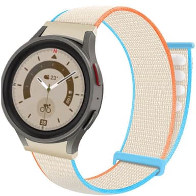 Nylon Armband No-Gap Samsung Galaxy Watch 5 Pro (45mm) - Sea Salt