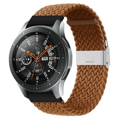 Flätat Elastiskt Armband Samsung Galaxy Watch 46mm - Brun