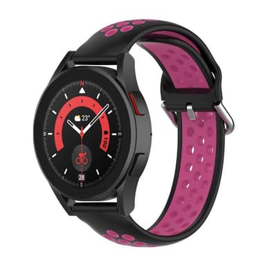 EBN Sport Armband Samsung Galaxy Watch 5 Pro 45mm - Svart/Mörkrosa