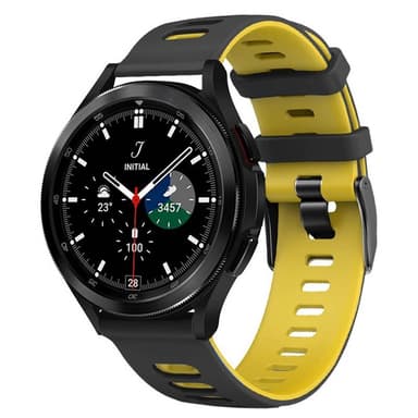Twin Sport Armband Samsung Galaxy Watch 5 Pro (45mm) - Svart/gul