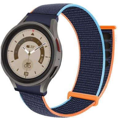 Nylon Armband No-Gap Samsung Galaxy Watch 5 Pro (45mm) - Deep Navy