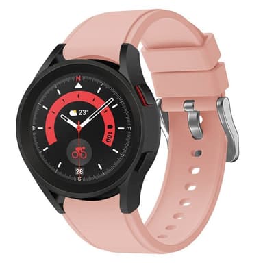 Silikon Armband No-Gap Samsung Galaxy Watch 5 Pro (45mm) - Ljusrosa