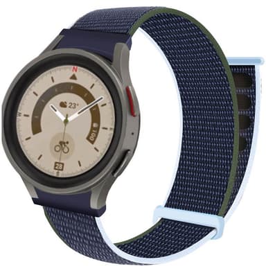 Nylon Armband No-Gap Samsung Galaxy Watch 5 Pro (45mm) - Abyss