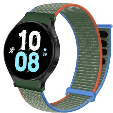 Nylon Armband No-Gap Samsung Galaxy Watch 5 (44mm) - Olive