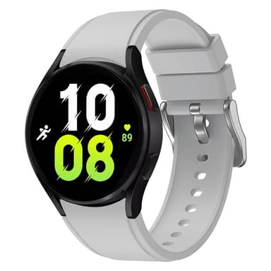 Silikon Armband No-Gap Samsung Galaxy Watch 5 (40mm) - Ljusgrå