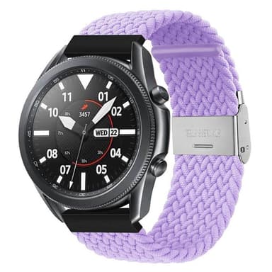 Fl tat Elastiskt Armband Samsung Galaxy Watch 3 41mm Ljuslila